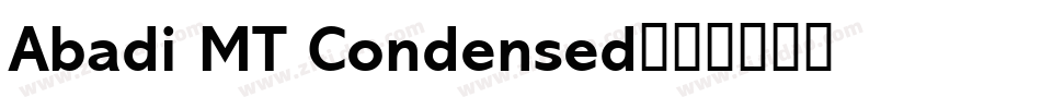 Abadi MT Condensed字体转换